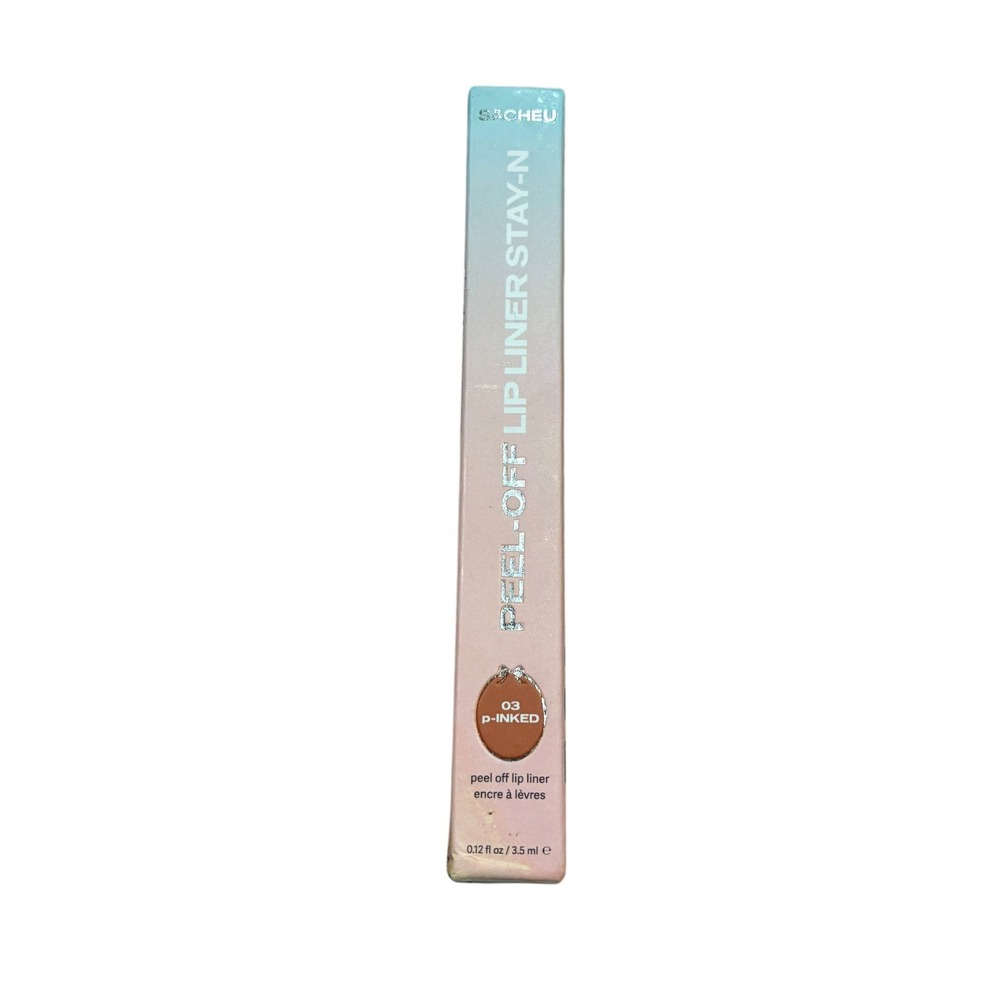 Sacheu Peel-Off Lip Liner STAY-N in 03 p-INKED Nude‎ Brown 3.5ml NIB